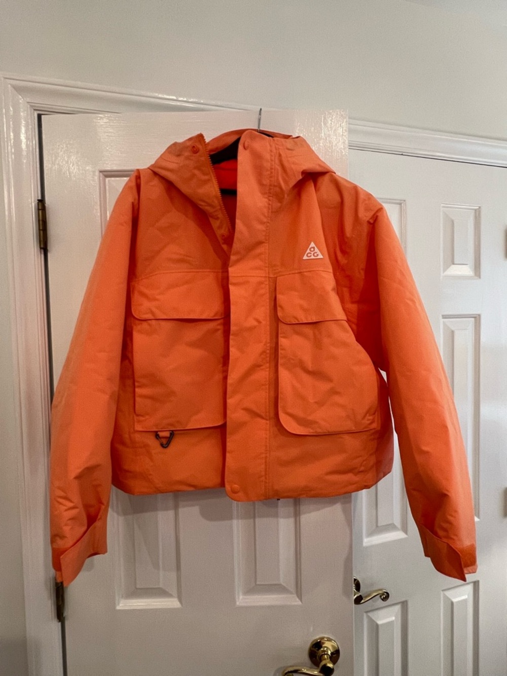 Nike ACG Bright Orange Insulated Hooded Jacket